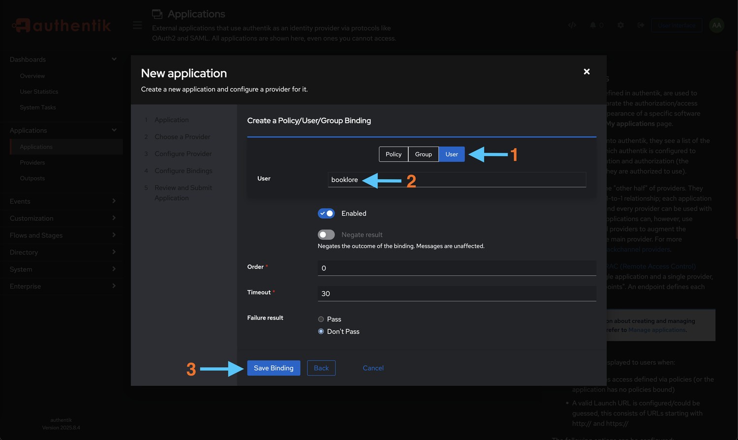 Configure Bindings