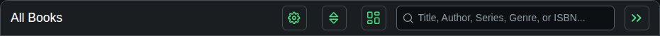 The toolbar in the grid view
