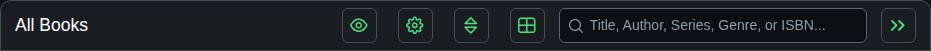 The toolbar in the table view, with the column button