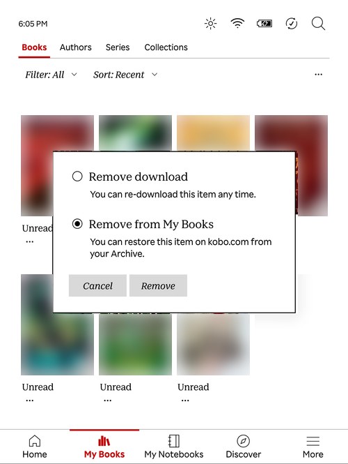 Remove Confirm