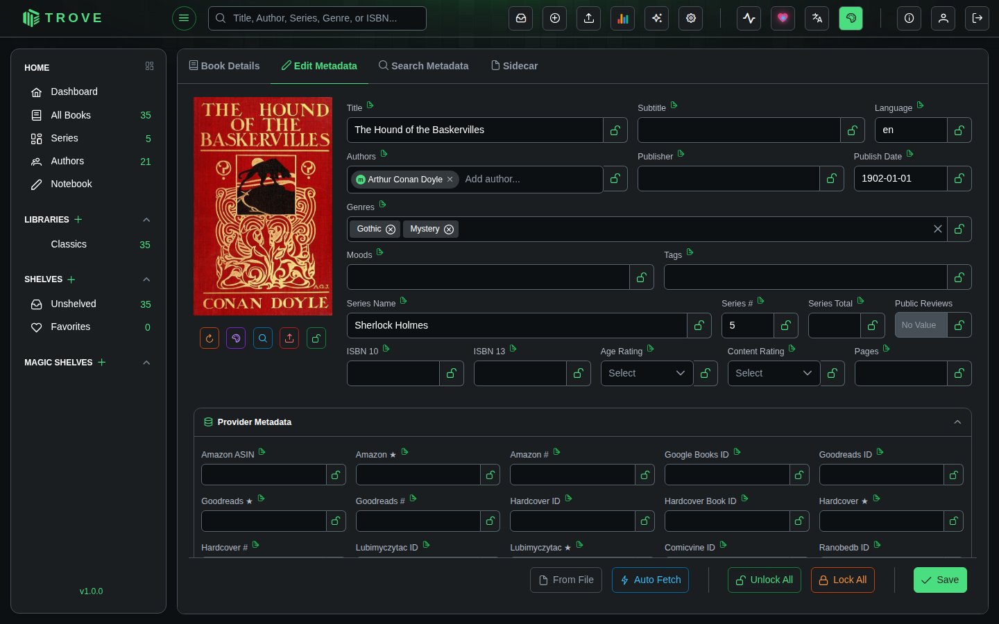 Edit Metadata