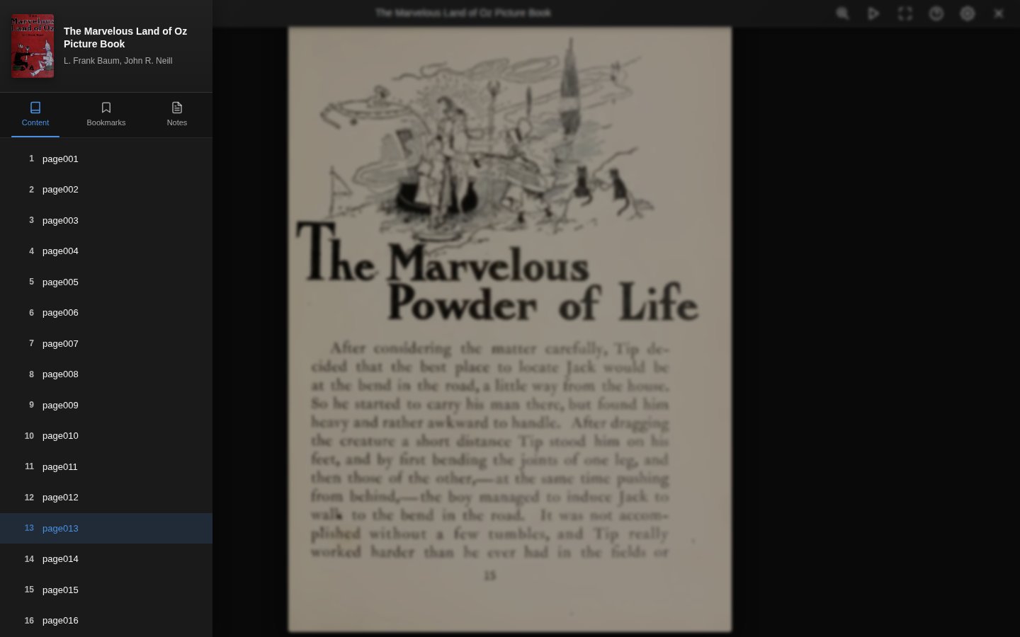 Sidebar with Pages
