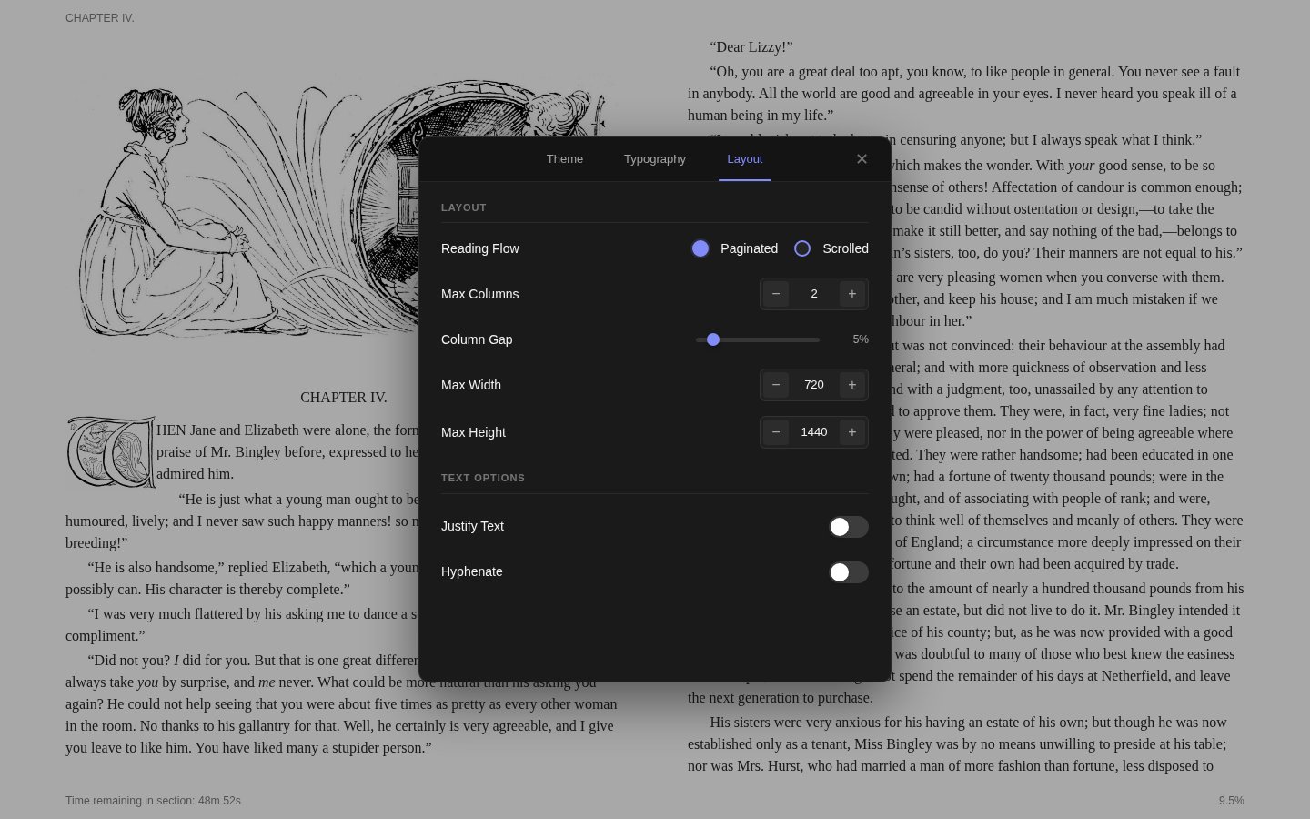 Layout Settings