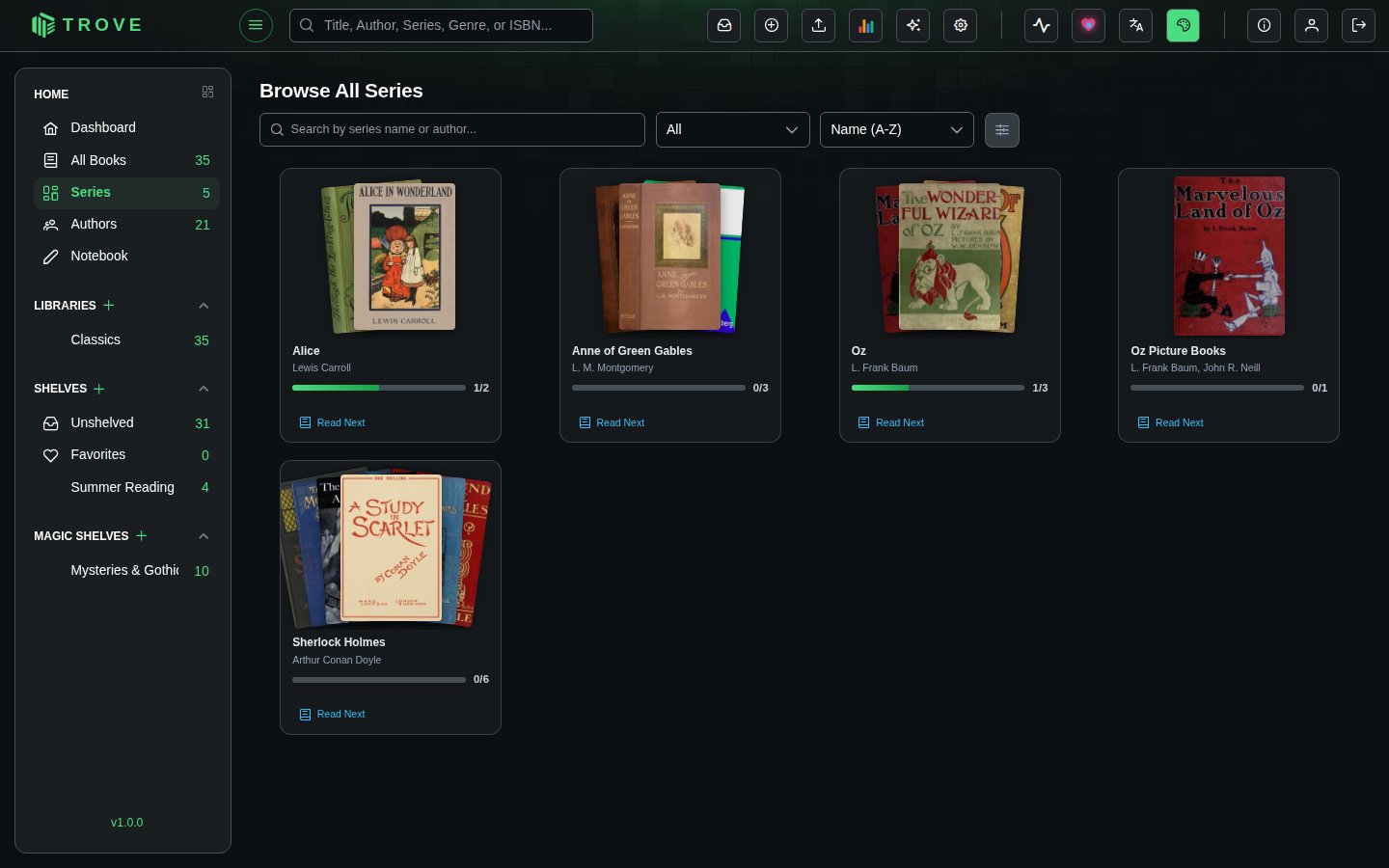 Browse All Series