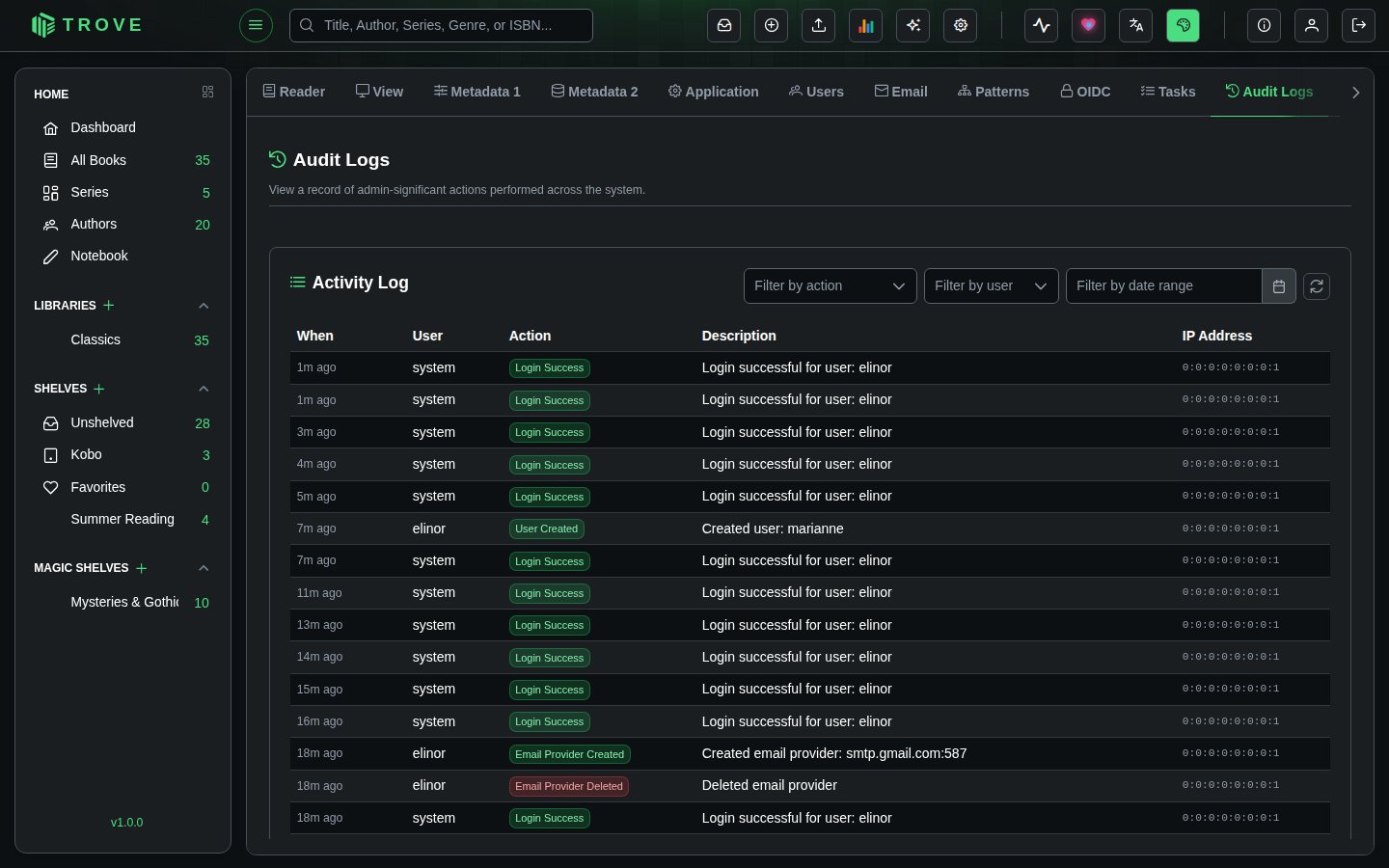Audit Logs